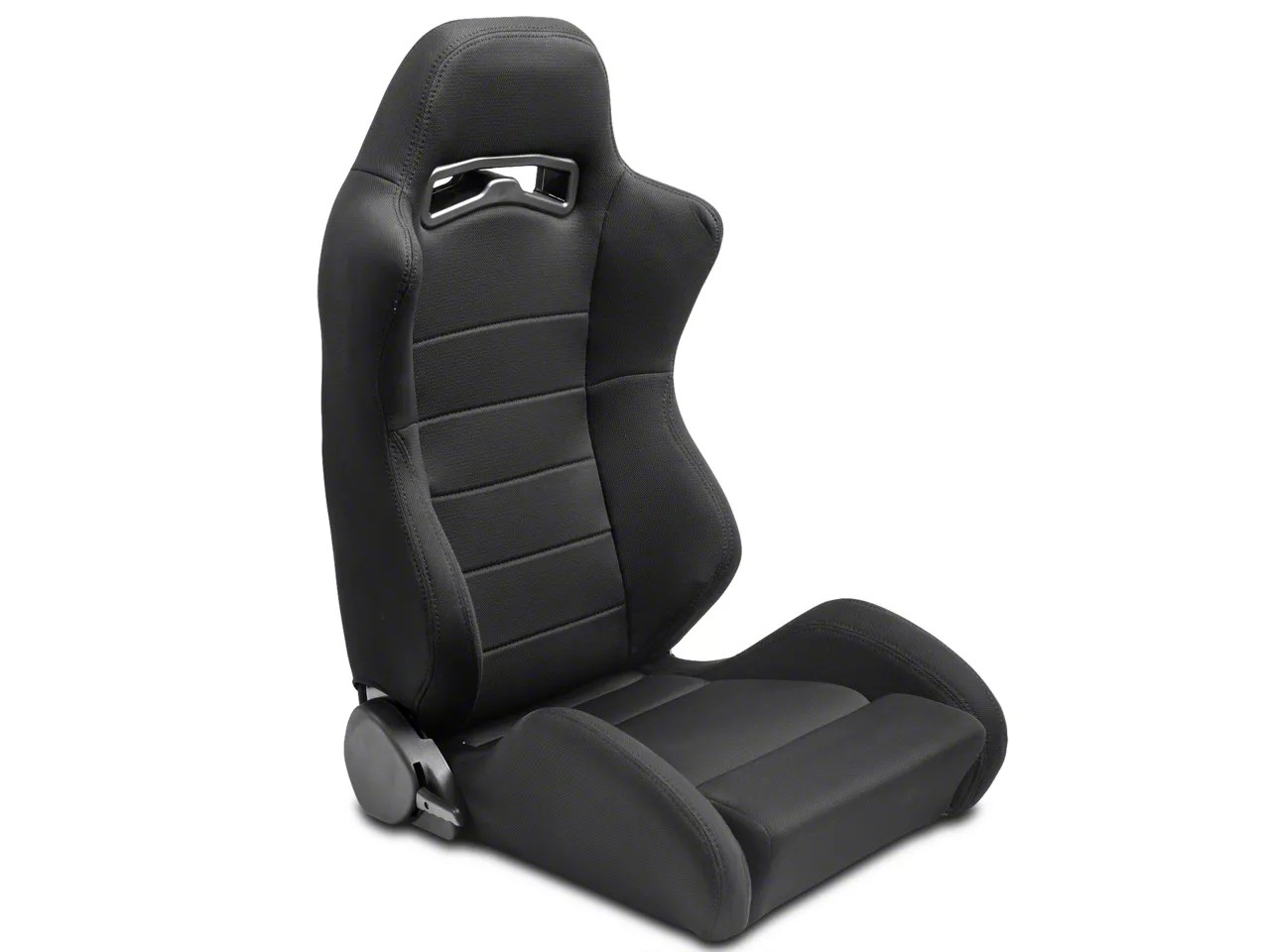 SpeedForm Black Mustang Racing Seats Pair 384432 (7914 All) Free