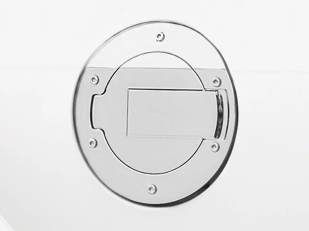 MMD Chrome Billet Aluminum Mustang Fuel Door (0509 All) Free Shipping