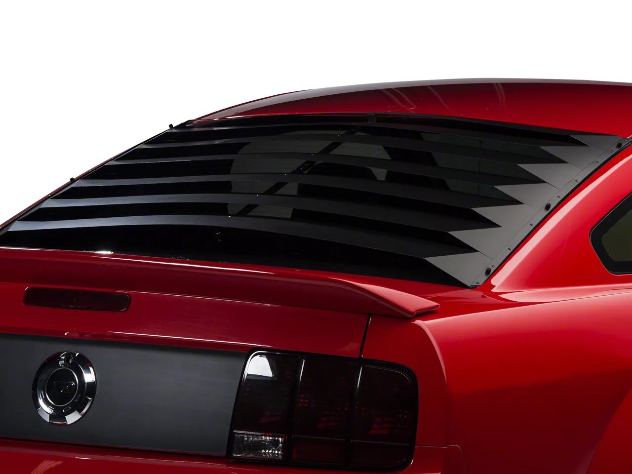 Willpak Mustang Smooth Aluminum Rear Window Louvers 10612 (0514 All