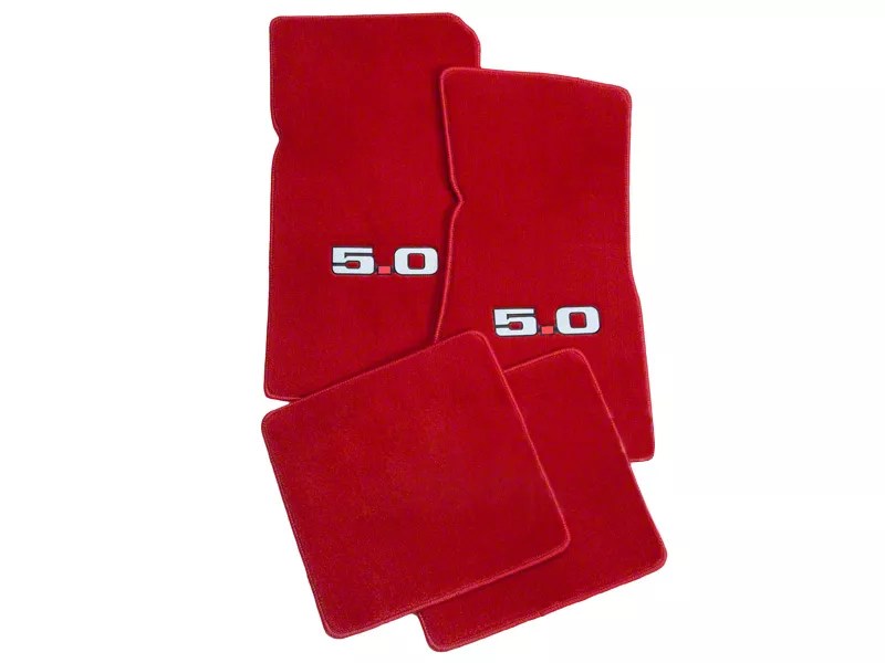 Lloyd Red Mustang 5.0 Floor Mats 12387 (7993 All) Free Shipping
