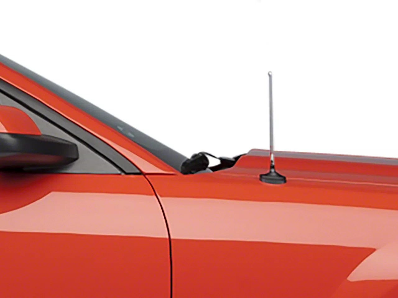 Fixed Chrome Mustang Antenna 8 inch (0509 All) Free Shipping
