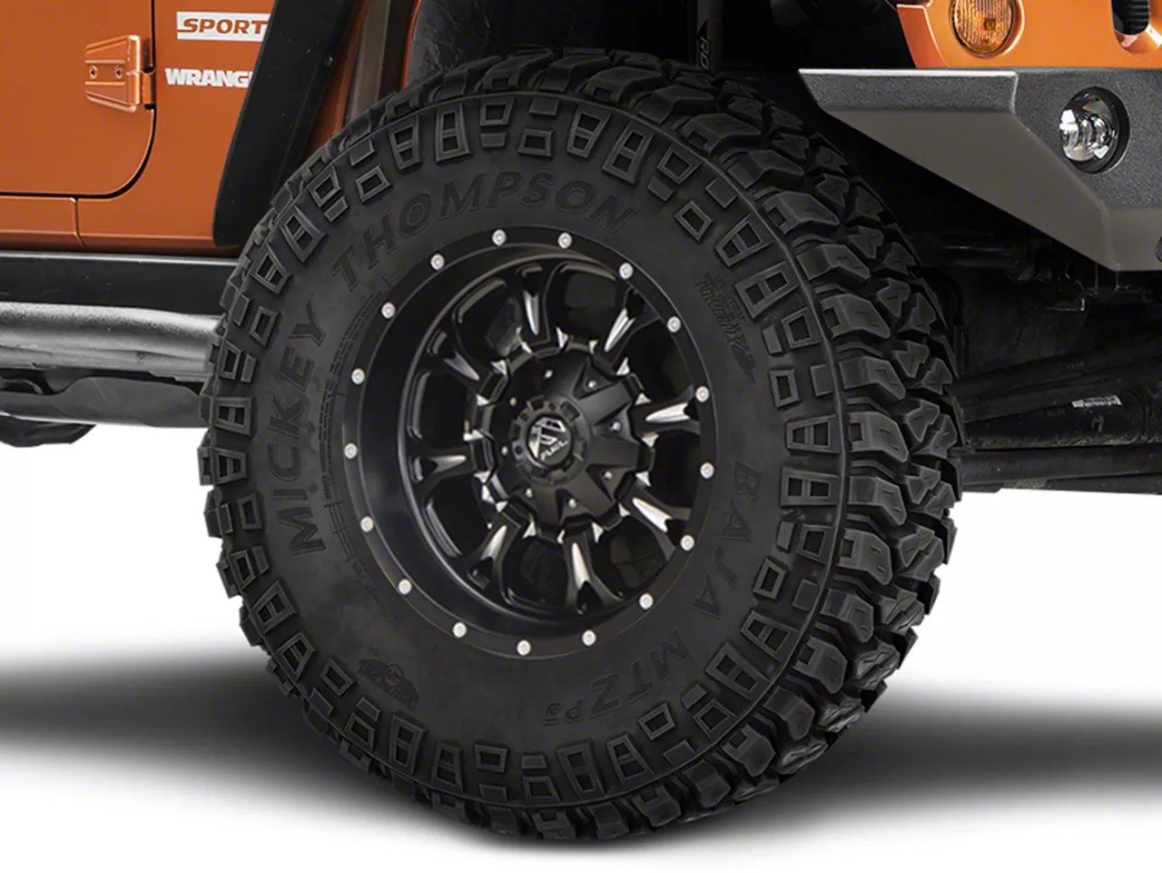 Fuel Wheels Wrangler Krank Black Milled 18x9 D51718902645 (0717