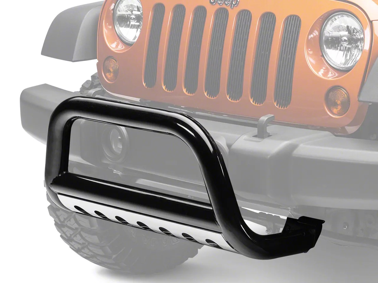Rugged Ridge 3 in. Black Powder Coated, Wrangler Bull Bar 82001.27 (07