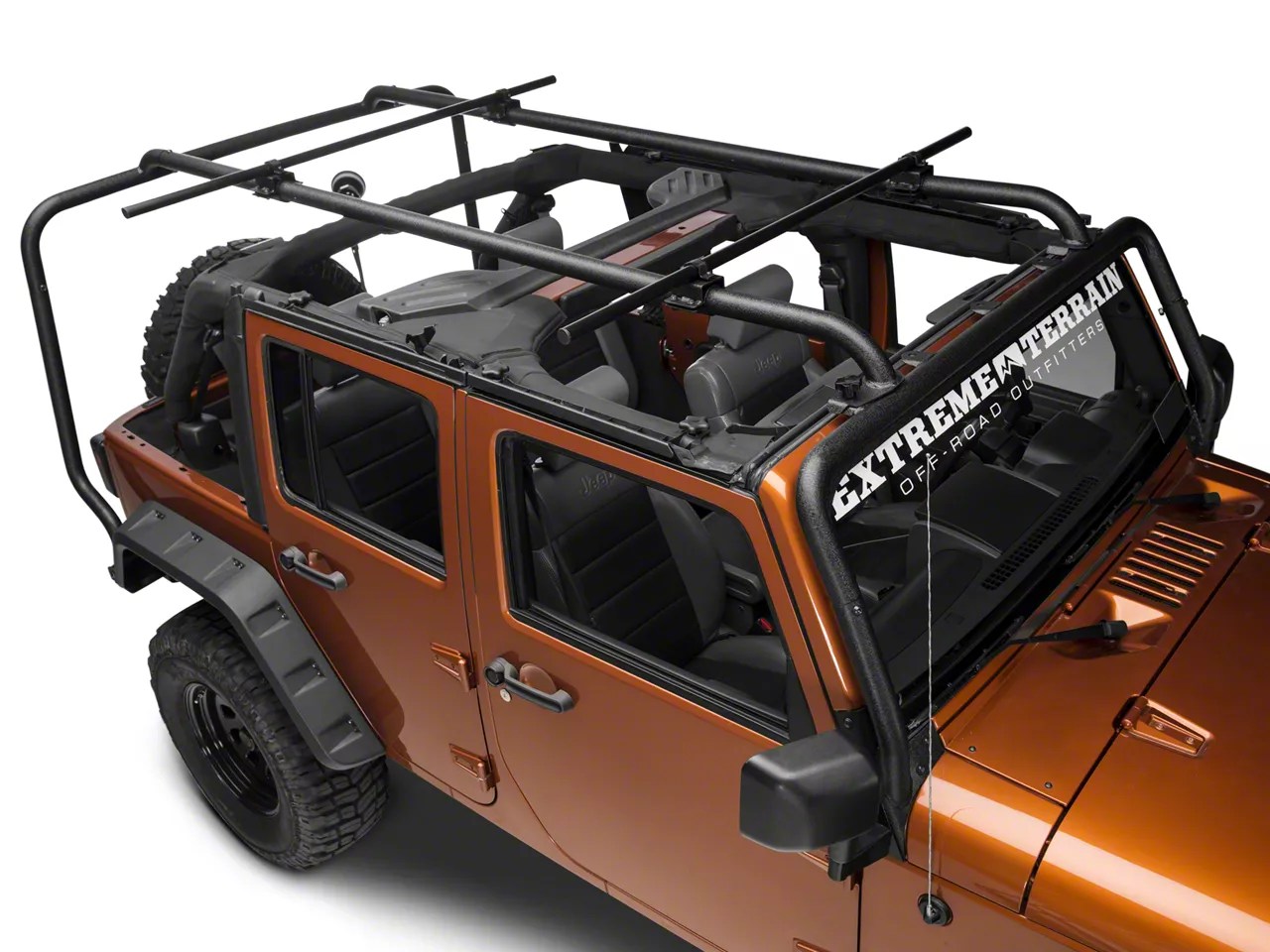 Rugged Ridge Wrangler Sherpa Roof Rack Kit 11703.22 (0716 Wrangler JK