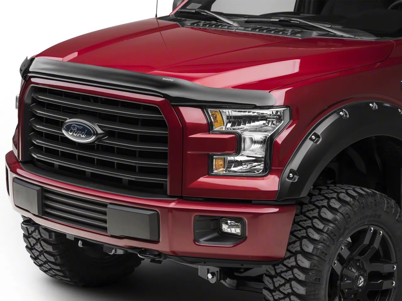 Weathertech F150 Stone & Bug Deflector Dark Smoke 50252 (1517 All