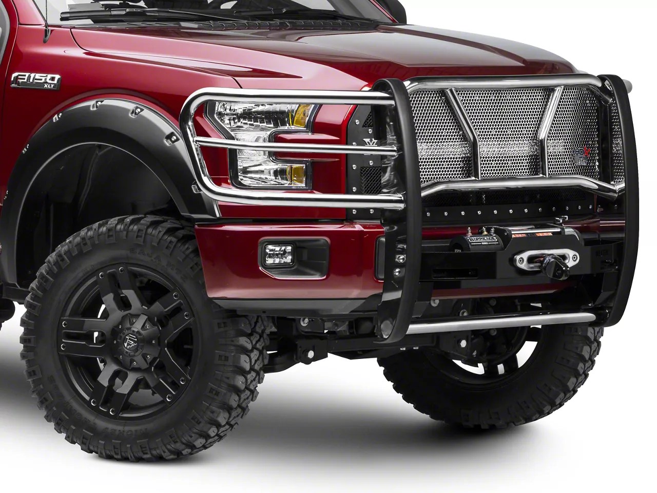 Westin HDX Winch Mount Brush Guard Stainless Steel 5793830 (1517