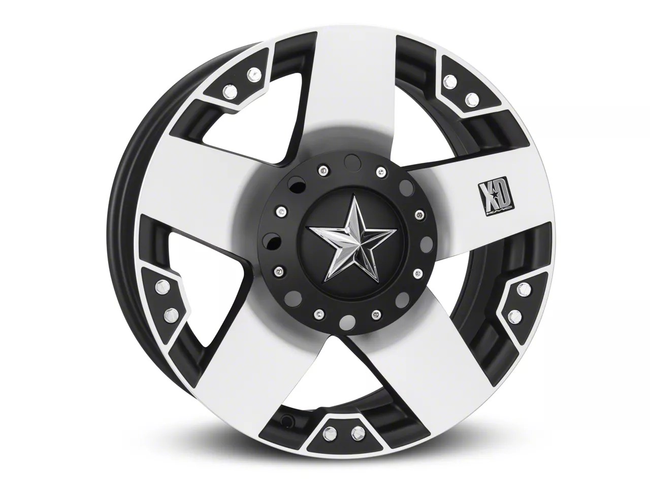 Rockstar F150 XD775 Black Machined 6Lug Wheel 18x9 XD77589067500