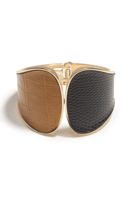 Snake Hinge Cuff Bracelet