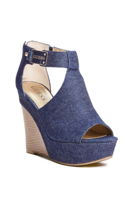 Rayna Denim Wedges