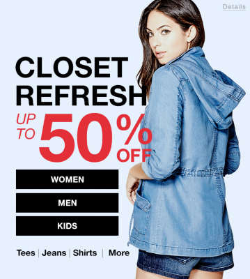 GUESS Factory Jeans, Clothing, Shoes & Accessories for Women, Men and Kids