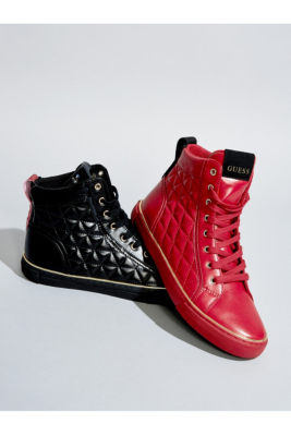 Melo Quilted HighTop Sneakers