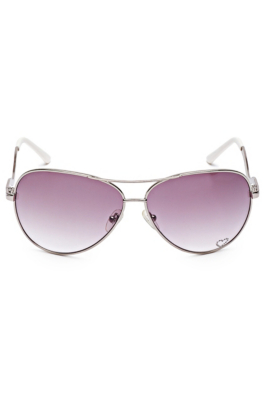 GUESS Rhinestone Heart Aviator Sunglasses eBay