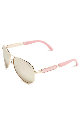 GUESS Women's Mirrored Aviator Sunglasses eBay