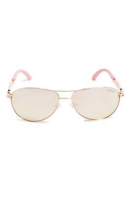 GUESS Women's Mirrored Aviator Sunglasses eBay