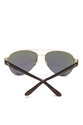 GUESS Women's SemiRimless Aviator Sunglasses eBay