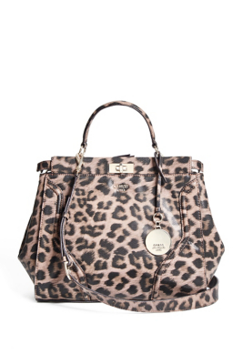 LeopardPrint Satchel