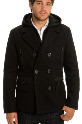 Hooded Peacoat