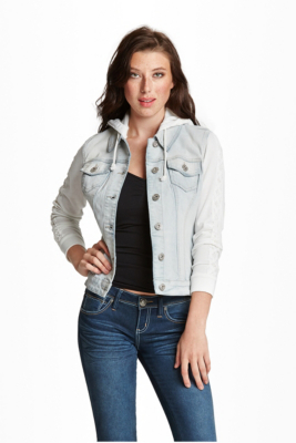 GUESS Women's Kaiden Hooded Denim Jacket eBay