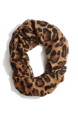 LeopardPrint Infinity Scarf