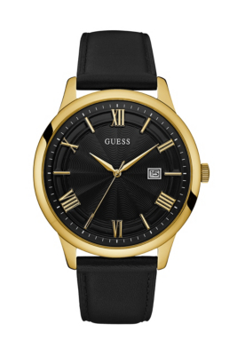 Black and GoldTone Oversized Watch