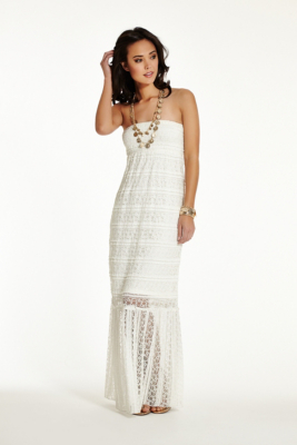 Beach Party Night Maxi Dress GUESS.ca