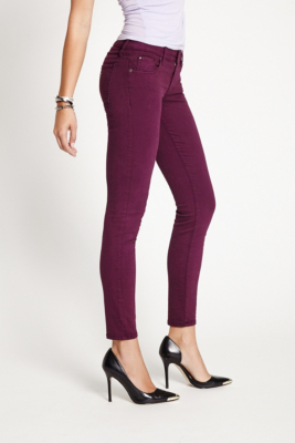 MidRise Power Curvy Colored Jeans