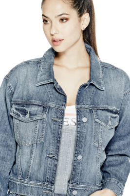 GUESS Originals Cropped Denim Jacket