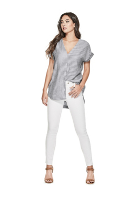 Striped Button Shirt