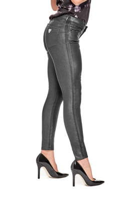 Curve X Coated Skinny Jeans