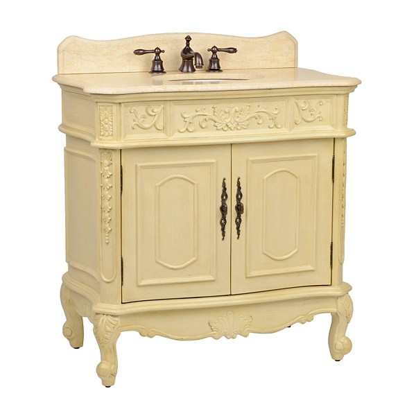 Ivory Sinclair Vanity Sink, 36in. Kirklands