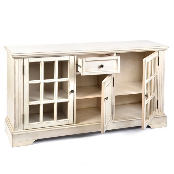 Wood Cream 3Door Media Kirklands