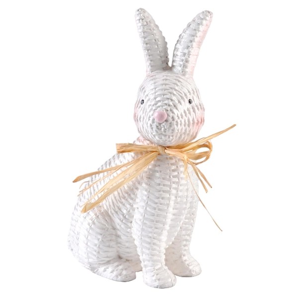 Wicker Easter Bunny Statue Kirklands