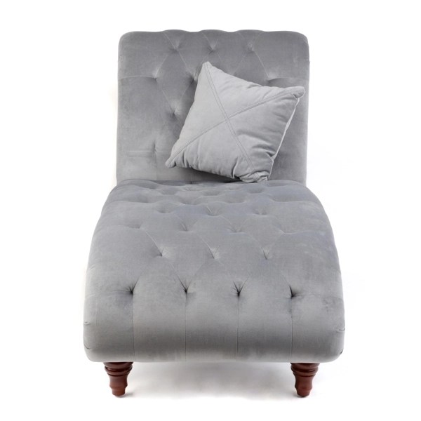 Tufted Velvet Chaise Lounge Kirklands