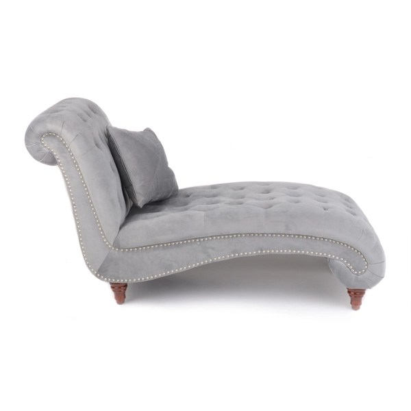 Tufted Velvet Chaise Lounge Kirklands