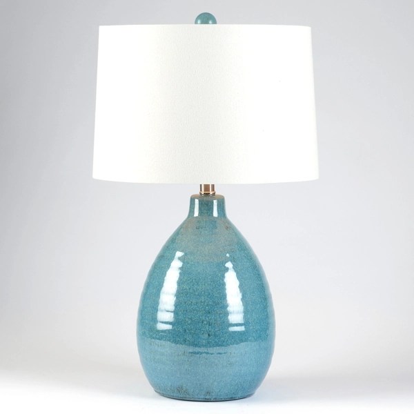 Giselle Blue Ceramic Table Lamp Kirklands