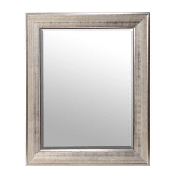 Silver Grid Framed Wall Mirror, 29x35 in. Kirklands