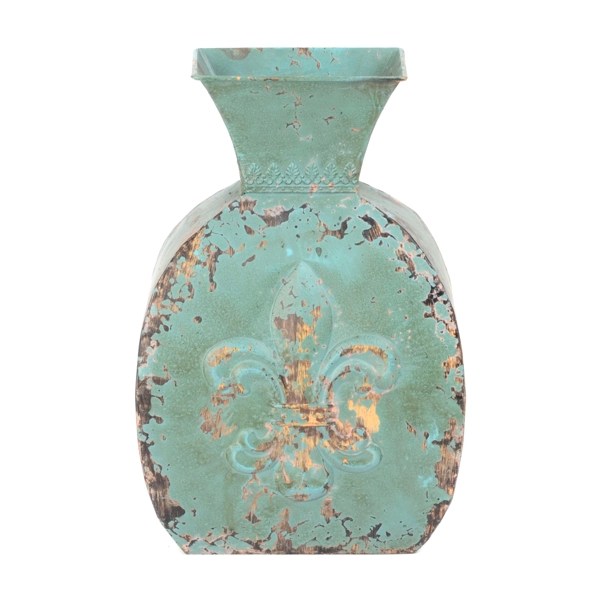 Antique Blue FleurdeLis Vase Kirklands