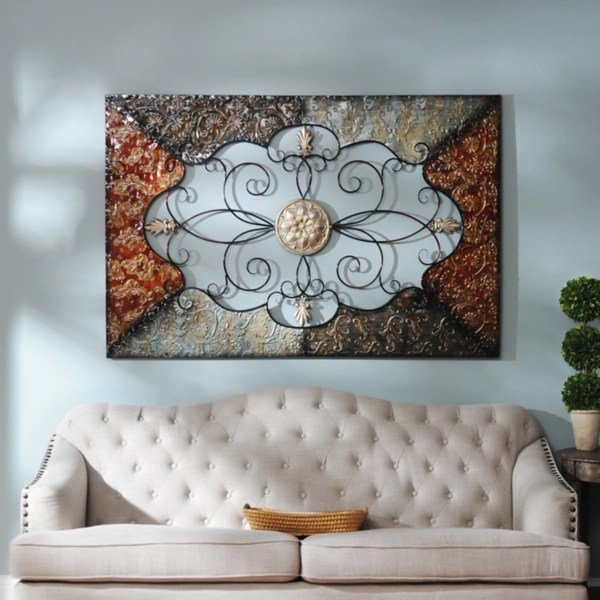 Lauren Metal Wall Plaque Kirklands