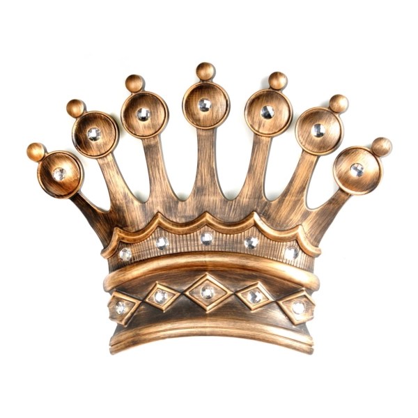 His Crown Gold Jeweled Wall Plaque Kirklands