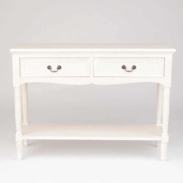 Christine Ivory Console Table Kirklands