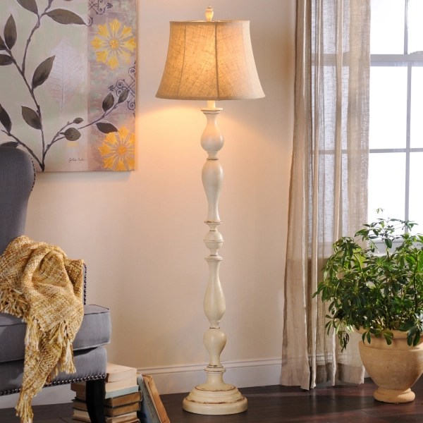 Cream Bella Floor Lamp Kirklands