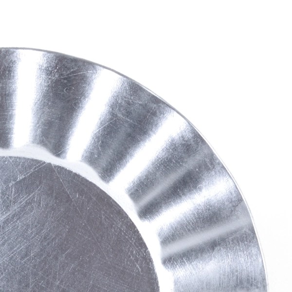 Ruffled Silver Charger Plate Kirklands