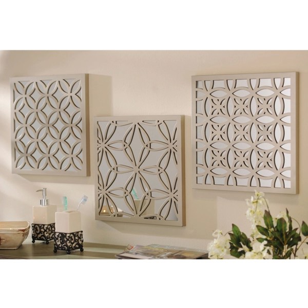 Mirrored Circles Plaque Kirklands