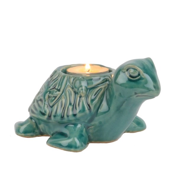 Turquoise Sea Turtle Tealight Candle Holder Kirklands