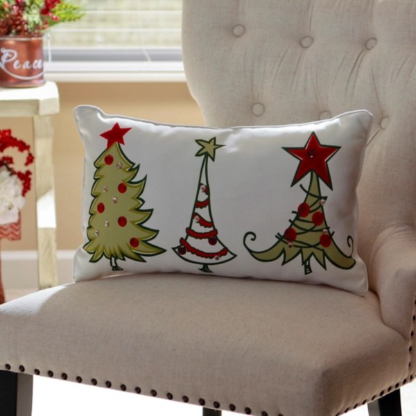 Christmas Tree Whimsy Accent Pillow Kirklands