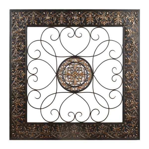 Bronze Embossed Medallion Metal Wall Plaque Kirklands