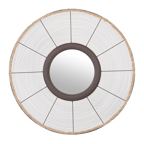 Distressed Bronze Wire Framed Mirror, 36 in. Kirklands