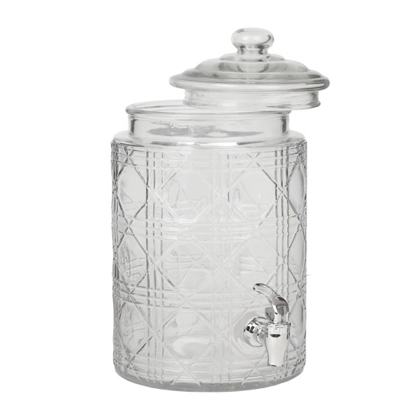 Wicker Glass Beverage Dispenser Kirklands