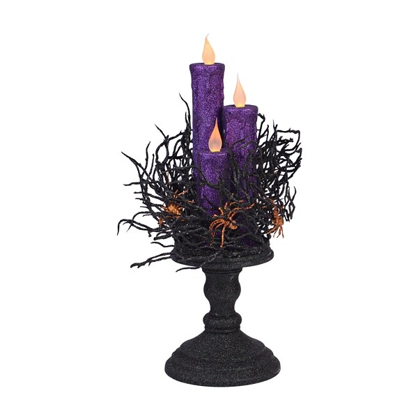 LED Purple Candles Statue Kirklands