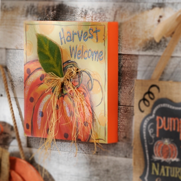 Harvest Embellished Wooden Sign Kirklands